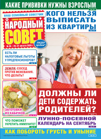 Группа авторов. Народный совет №35/2020