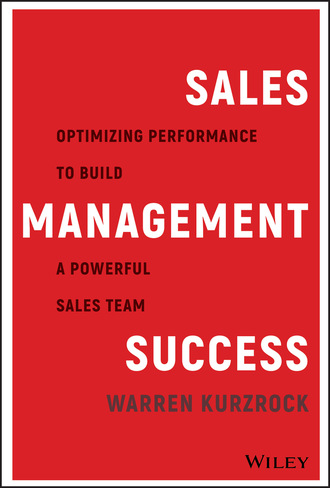 Warren Kurzrock. Sales Management Success