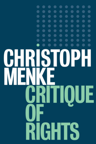 Christoph  Menke. Critique of Rights