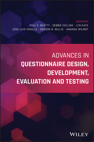 Группа авторов. Advances in Questionnaire Design, Development, Evaluation and Testing