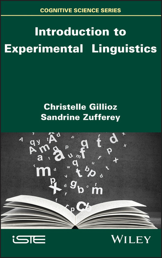 Sandrine Zufferey. Introduction to Experimental Linguistics