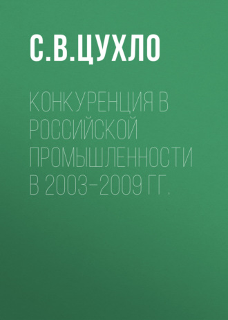 С. В. Цухло. Конкуренция в российской промышленности в 2003–2009 гг.