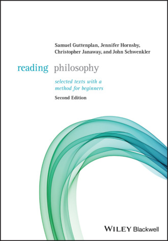 Christopher  Janaway. Reading Philosophy