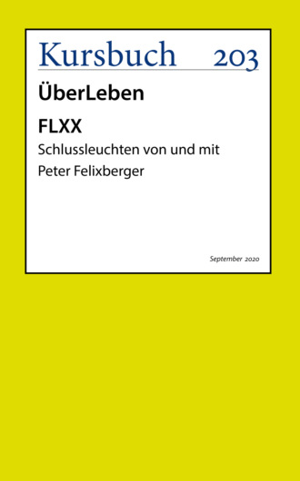FLXX | 5 Schlussleuchten von und mit Peter Felixberger. 