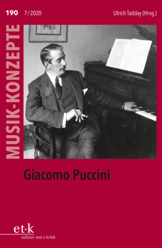 Группа авторов. MUSIK-KONZEPTE 190: Giacomo Puccini