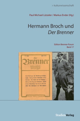 Группа авторов. Hermann Broch und Der Brenner