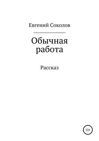 Евгений Владимирович Соколов. Обычная работа