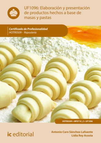 Antonio Caro S?nchez-Lafuente. Elaboraci?n y presentaci?n de productos hechos a base de masas y pastas. HOTR0509