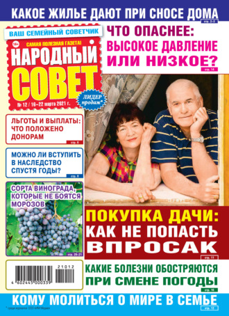 Народный совет №12/2021. Группа авторов