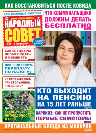 Группа авторов. Народный совет №16/2021