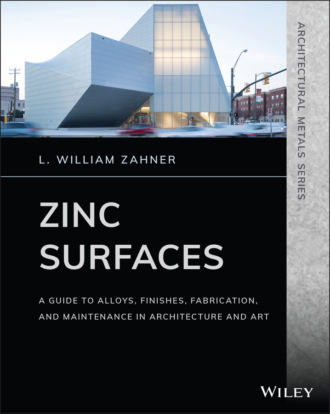 L. William Zahner. Zinc Surfaces