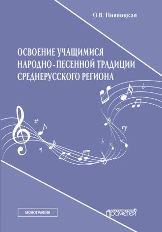 Ольга Пивницкая. Освоение учащимися народно-песенной традиции среднерусского региона