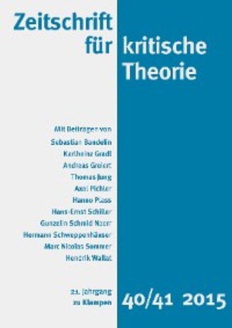 Hanno Plass. Zeitschrift f?r kritische Theorie / Zeitschrift f?r kritische Theorie, Heft 40/41