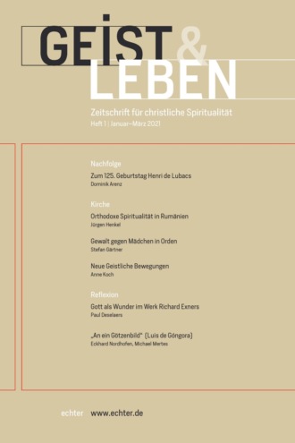Verlag Echter. Geist & Leben 1/2021