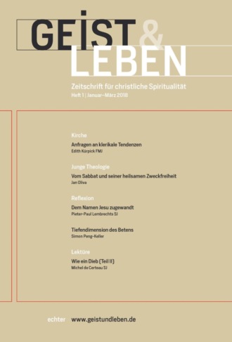 Echter Verlag. Geist & Leben 1/2018