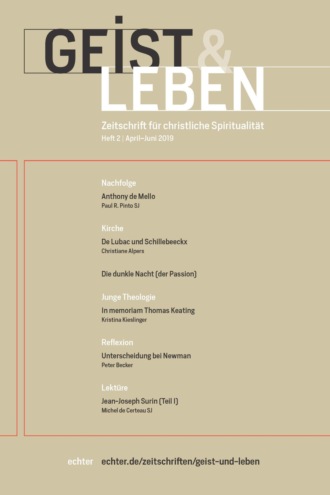 Echter Verlag. Geist & Leben 2/2019