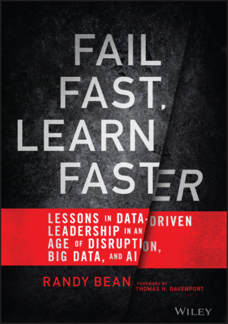 Randy Bean. Fail Fast, Learn Faster