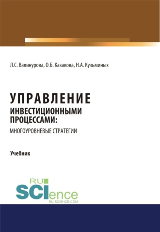 Управление инвестиционными процессами: многоуровневые стратегии. (Аспирантура, Бакалавриат, Магистратура). Учебник.. Лилия Сабиховна Валинурова