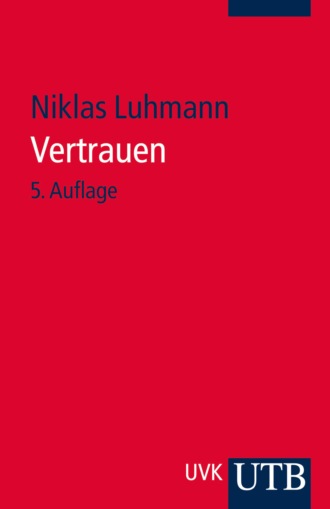 Niklas  Luhmann. Vertrauen