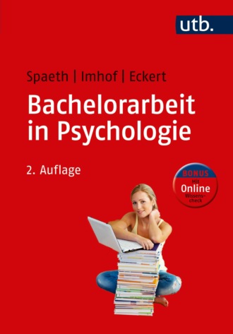 Margarete Imhof. Bachelorarbeit in Psychologie