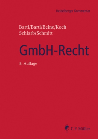 Harald Bartl. GmbH-Recht