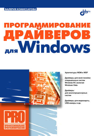 Программирование драйверов для Windows. Валерия Комиссарова