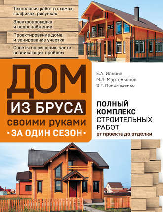 Дом из бруса своими руками за один сезон. Полный комплекс строительных работ от проекта до отделки. Михаил Мартемьянов
