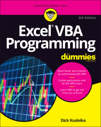 Dick  Kusleika. Excel VBA Programming For Dummies