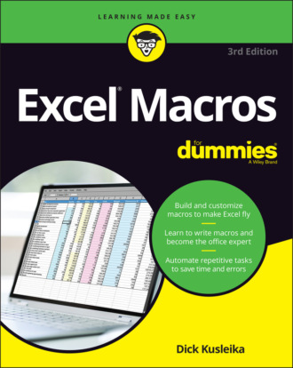 Dick  Kusleika. Excel Macros For Dummies