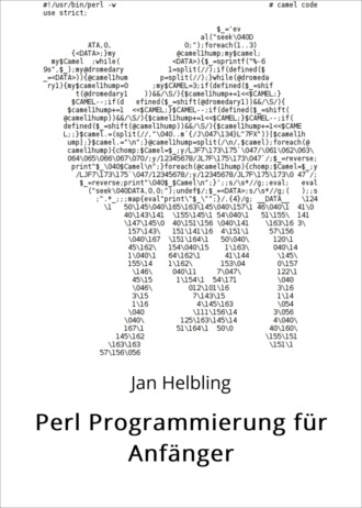 Jan Helbling. Perl Programmierung f?r Anf?nger