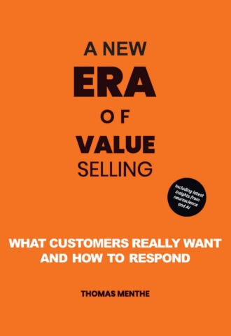 Thomas Menthe. A new era of Value Selling