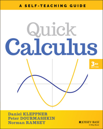 Daniel Kleppner. Quick Calculus