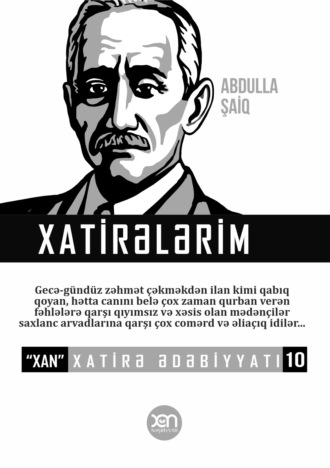 Abdulla Şaiq. Xatirələrim