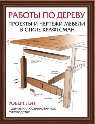 Лэнг Роберт. Работы по дереву. Проекты и чертежи мебели в стиле крафтсман
