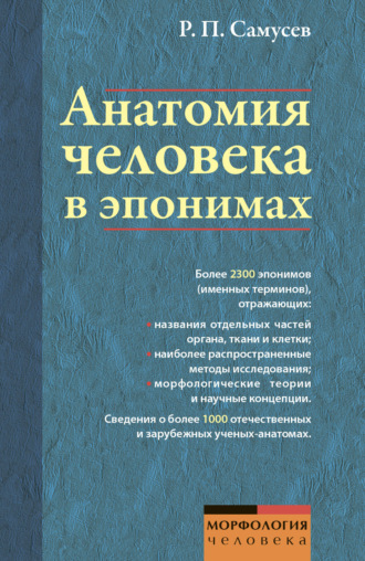 Анатомия человека в эпонимах. Справочник. 