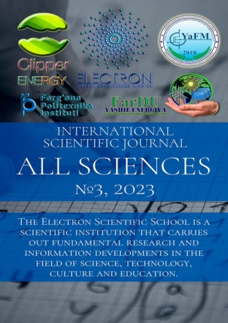 Sultonali Mukaramovich Abduraxmonov. All sciences. №3, 2023. International Scientific Journal