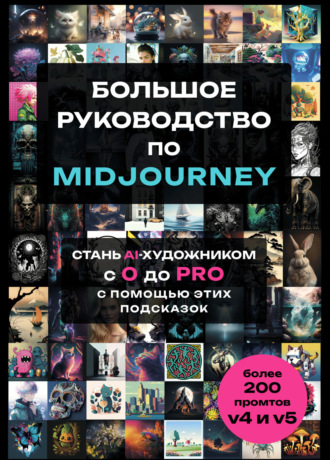 Большое практическое руководство по Midjourney. Стань AI-художником с 0 до PRO с помощью этих подсказок. Екатерина Гузнякова