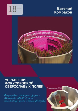 Евгений Комраков. Управление фокусировкой сверхслабых полей. Фокусировка Секторных Зеркал Комракова (СЗК) в разы эффективнее любых Зеркал Козырева