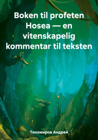 Boken til profeten Hosea – en vitenskapelig kommentar til teksten. 