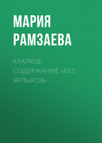 Мария Рамзаева. Краткое содержание «Без ярлыков»