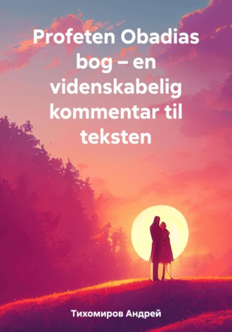 Profeten Obadias bog – en videnskabelig kommentar til teksten. 