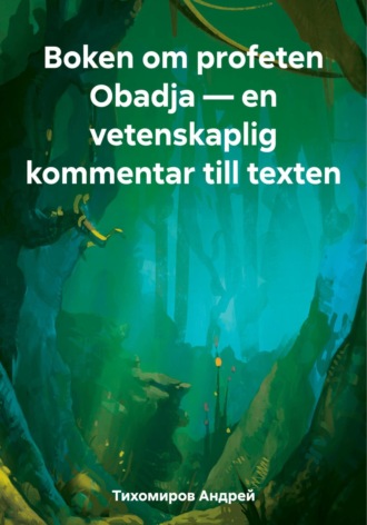 Андрей Тихомиров. Boken om profeten Obadja – en vetenskaplig kommentar till texten