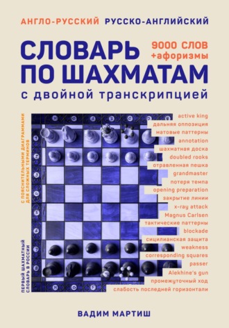 Англо-русский русско-английский словарь по шахматам. Вадим Сергеевич Мартиш