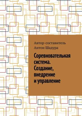 Антон Анатольевич Шадура. Соревновательная система. Создание, внедрение и управление