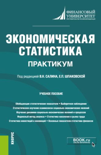 Эльвира Юрьевна Чурилова. Экономическая статистика. Практикум. (Бакалавриат). Учебное пособие.