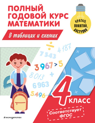 Полный годовой курс математики в таблицах и схемах. 4 класс. 