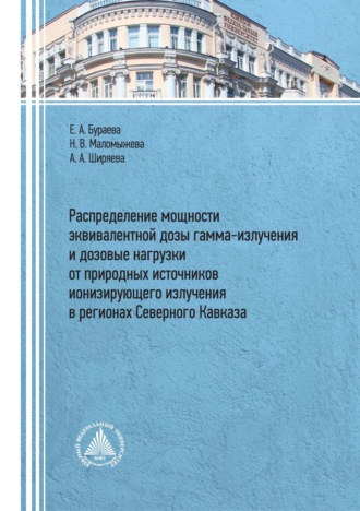 Анастасия Ширяева. Распределение мощности эквивалентной дозы гамма-излучения и дозовые нагрузки от природных источников ионизирующего излучения в регионах Северного Кавказа