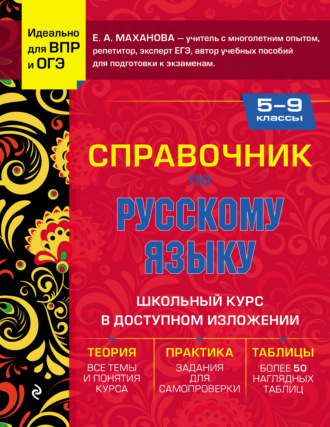Справочник по русскому языку для 5-9 классов. 