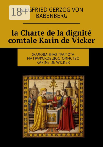 Siegfried gerzog von Babenberg. La Charte de la dignité comtale Karin de Vicker. Жалованная грамота на графское достоинство Karine de Wicker