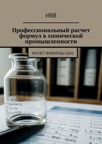 Профессиональный расчет формул в химической промышленности. Расчет формулы GAIV. 